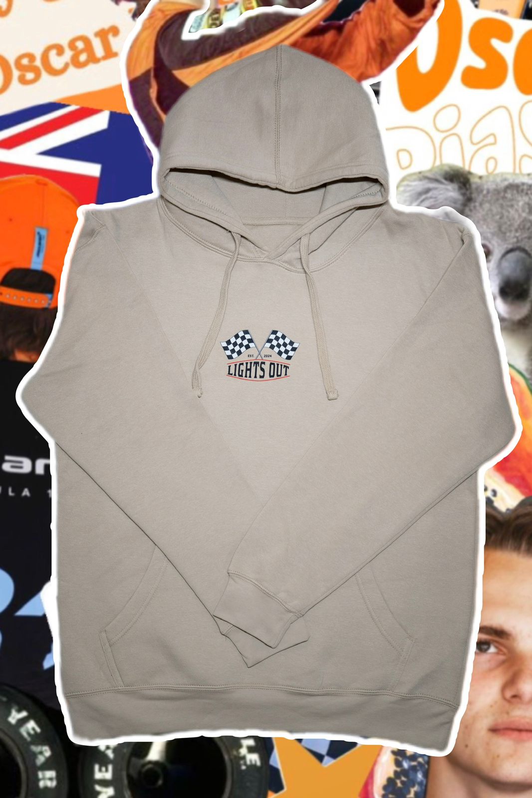 McLaren Energy Hoodie – Beige Edition
