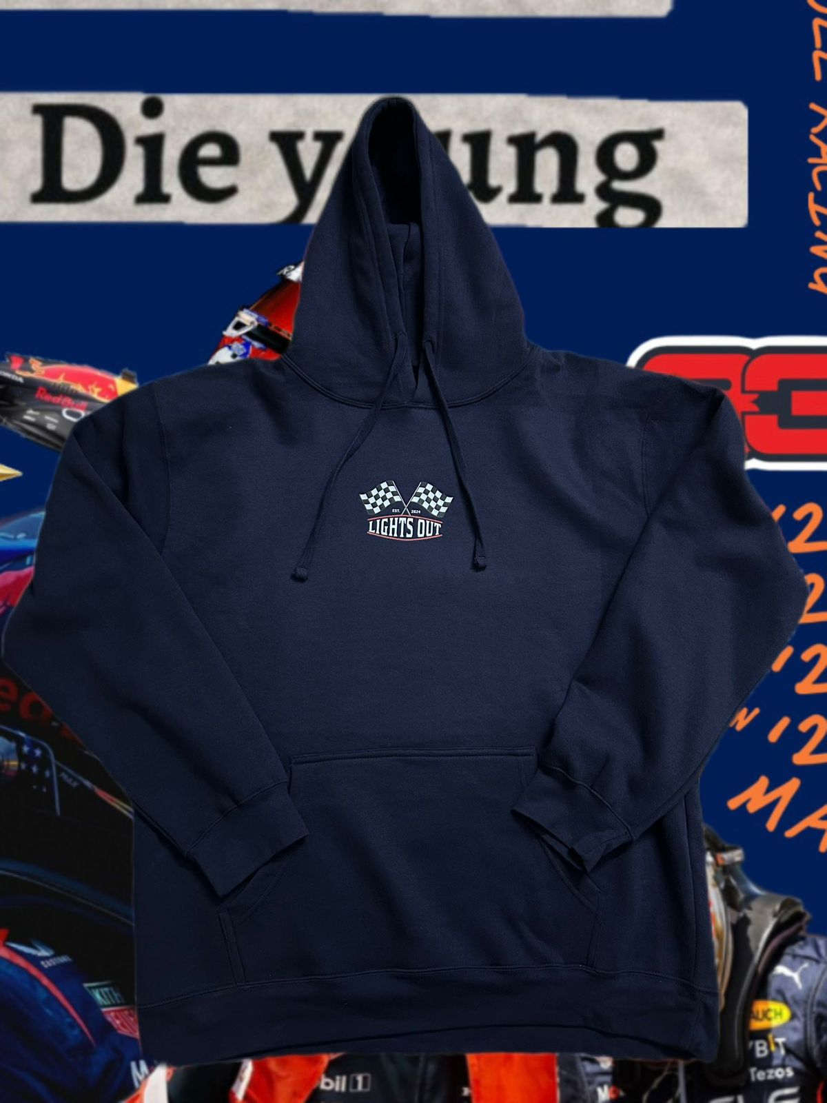 Unstoppable Drive Hoodie – Navy Edition